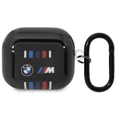 BMW BMA322SWTK AirPods 3 gen cover czarny|black Multiple Colored Lines цена и информация | Аксессуары для наушников | pigu.lt