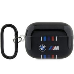 BMW BMAP222SWTK AirPods Pro 2 gen cover czarny|black Multiple Colored Lines цена и информация | Наушники | pigu.lt