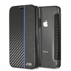 BMW BMBKTRI61CAPNBK iPhone Xr book navy|niebieski Carbon цена и информация | Чехлы для телефонов | pigu.lt