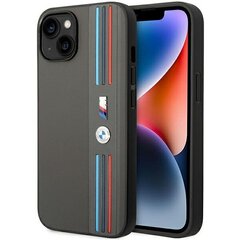 Etui BMW BMHCP14M22PPMA iPhone 14 Plus 6,7" szary|grey Tricolor M Collection цена и информация | Чехлы для телефонов | pigu.lt