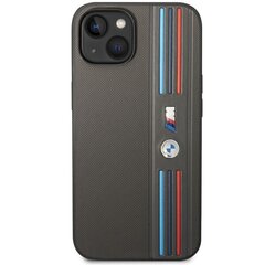 Etui BMW BMHCP14S22PPMA iPhone 14 6,1" szary|grey Tricolor M Collection цена и информация | Чехлы для телефонов | pigu.lt