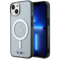 Etui BMW BMHMP14MHCRS iPhone 14 Plus 6.7" transparent hardcase Silver Ring MagSafe цена и информация | Чехлы для телефонов | pigu.lt