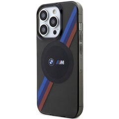 Etui BMW BMHMP14XHDTK iPhone 14 Pro Max 6,7" szary|grey hardcase Tricolor Stripes MagSafe цена и информация | Чехлы для телефонов | pigu.lt