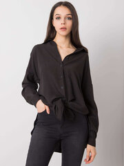 Marškiniai moterims Rue Paris 2016102880912, juodi цена и информация | Женские блузки, рубашки | pigu.lt