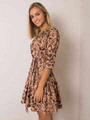 Женское коктейльное платье цвета верблюжьей шерсти 2016103411245 цена и информация | Платья | pigu.lt