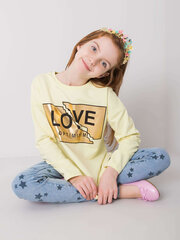 Toon toy palaidinė mergaitėms, geltona kaina ir informacija | Marškinėliai mergaitėms | pigu.lt