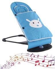 Muzikinis gultukas Tavalax Baby Bouncer, blue kaina ir informacija | Gultukai ir sūpynės | pigu.lt