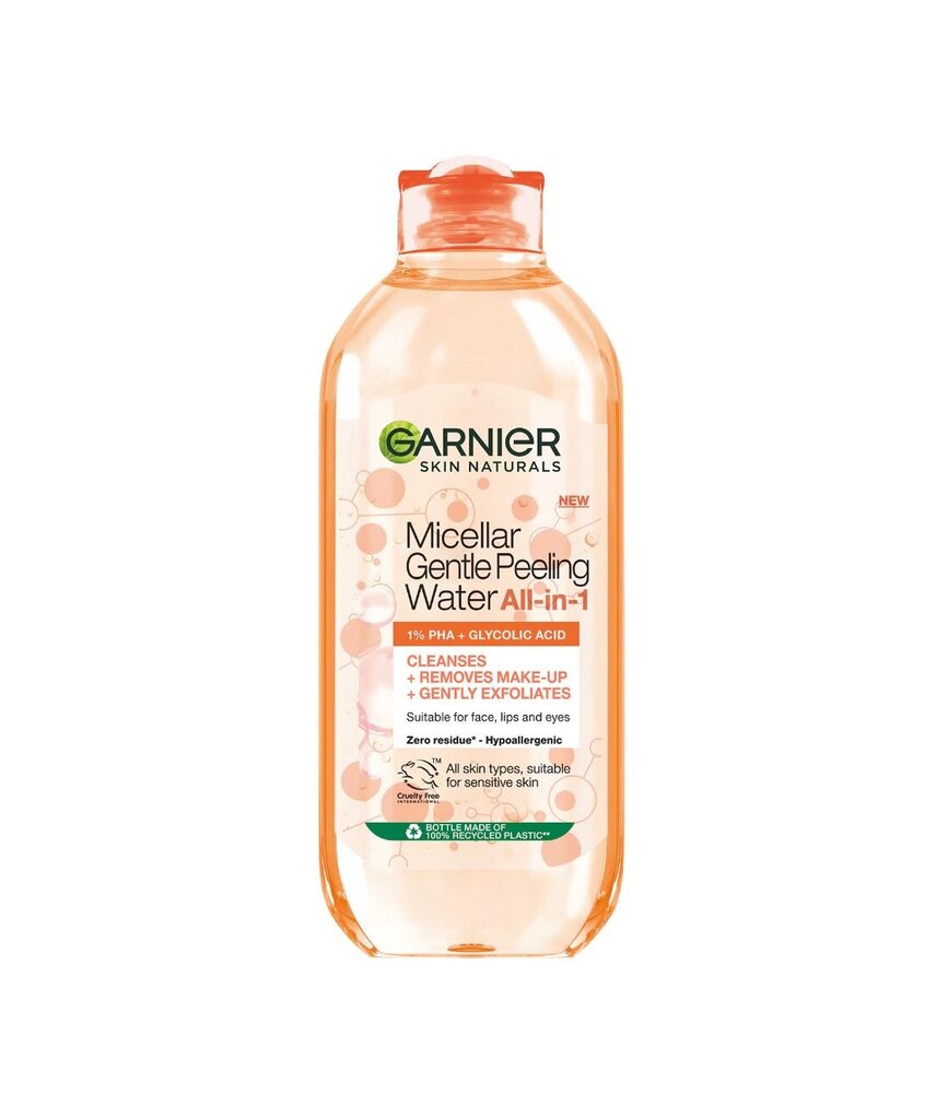 Švelnus šveičiamasis micelinis vanduo Garnier Skin Naturals, 400 ml kaina ir informacija | Veido prausikliai, valikliai | pigu.lt