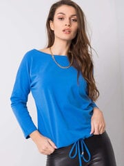 Женская ярко-синяя блузка больших размеров цена и информация | Женские блузки, рубашки | pigu.lt