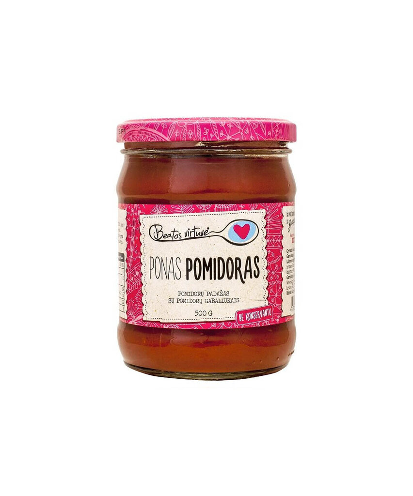 Pomidorų padažas Beatos Ponas pomidoras, 6x500g kaina ir informacija | Padažai | pigu.lt