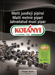 Kotanyi Ground Black Pepper, 30 г, 25 упаковок цена и информация | Специи, наборы специй | pigu.lt