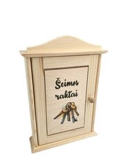 Raktinė su spauda Šeimos raktai, 29x20x6 cm kaina ir informacija | Kitos originalios dovanos | pigu.lt