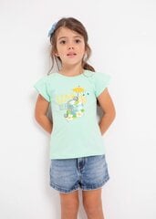 Mayoral футболка для девочек с короткими рукавами 3071/52 цена и информация | Рубашки для девочек | pigu.lt