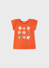 Mayoral футболка для девочек с короткими рукавами 3071/56 цена и информация | Рубашки для девочек | pigu.lt