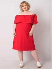 Suknelė moterims Basic Feel Good, raudona kaina ir informacija | Suknelės | pigu.lt