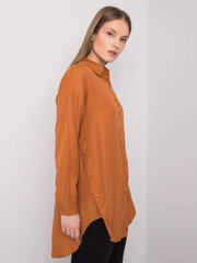 Marškiniai moterims Rue Paris 2016102836407, rudi kaina ir informacija | Palaidinės, marškiniai moterims | pigu.lt