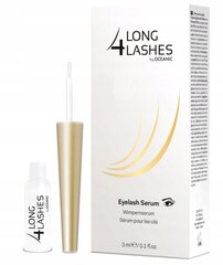 Blakstienų augimą skatinantis serumas Long4Lashes eyelash serum, 3 ml kaina ir informacija | Akių šešėliai, pieštukai, blakstienų tušai, serumai | pigu.lt