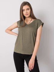 Marškinėliai moterims Rue Paris, žali kaina ir informacija | Marškinėliai moterims | pigu.lt
