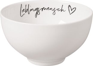 Like by Villeroy & Boch Statement миска Lieblingmensch, 14 см цена и информация | Посуда, тарелки, обеденные сервизы | pigu.lt
