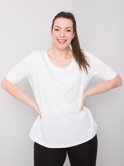 Marškinėliai moterims Basic Feel Good, balti kaina ir informacija | Marškinėliai moterims | pigu.lt