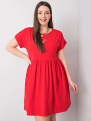 Женское платье Basic Feel Good, красное цена и информация | Платья | pigu.lt