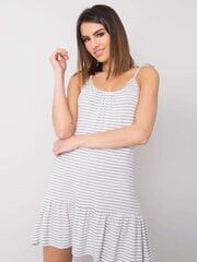 Женское бело-зеленое платье-рубашка цена и информация | Платья | pigu.lt