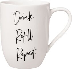 Like by Villeroy & Boch Statement кружка Drink.Refill.Repeat, 340 мл цена и информация | Стаканы, фужеры, кувшины | pigu.lt