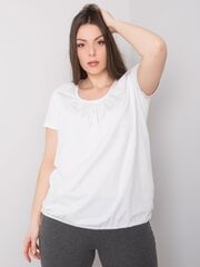 Marškinėliai moterims Basic Feel Good 2016102851622, balti kaina ir informacija | Marškinėliai moterims | pigu.lt
