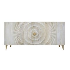 Indauja DKD Home Decor Metalinis Balta Mango mediena (160 x 45 x 75 cm) kaina ir informacija | Komodos | pigu.lt