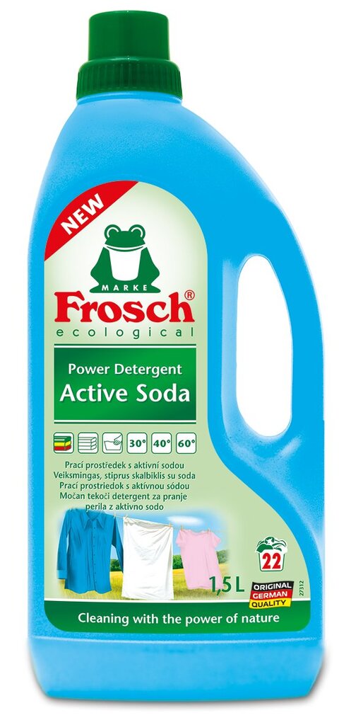 Frosch Universalus skystas skalbiklis Soda 1500 ml цена и информация | Skalbimo priemonės | pigu.lt