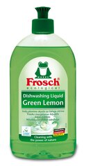Средство для мытья посуды Frosch(лимон), 500 мл цена и информация | Frosch Кухонные товары, товары для домашнего хозяйства | pigu.lt