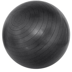 Gimnastikos kamuolys Avento 41VM 65 cm, juodas цена и информация | Гимнастические мячи | pigu.lt