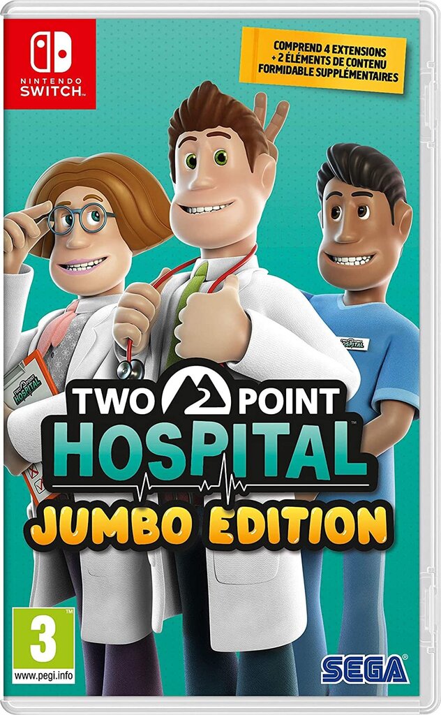 Two Point Hospital Jumbo Edition, Nintendo Switch/Lite kaina ir informacija | Kompiuteriniai žaidimai | pigu.lt