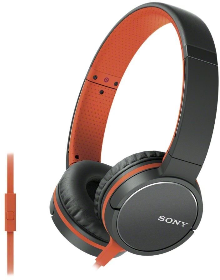 Sony MDR-ZX660AP, Oranžinės цена и информация | Ausinės | pigu.lt