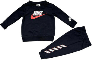 Nike sportinis kostiumas vaikams Nsw Lbr Crew Pant Set 86K514 023 , juodas kaina ir informacija | Komplektai berniukams | pigu.lt