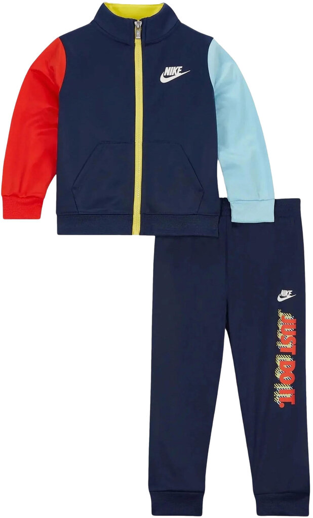 Nike sportinis kostiumas vaikams Active Joy Tricot Set 86K470 U90, mėlynas kaina ir informacija | Komplektai berniukams | pigu.lt