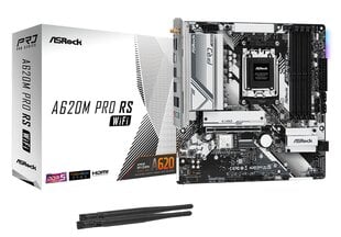 ASRock A620M Pro RS WiFi kaina ir informacija | Pagrindinės plokštės | pigu.lt