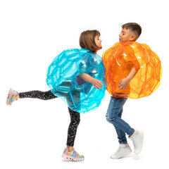 Milžiniškas pripučiamas burbulinis kamuolys Bumpoy InnovaGoods, 2 vnt. kaina ir informacija | Pripučiamos ir paplūdimio prekės | pigu.lt