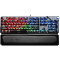 MSI Vigor GK71 Sonic Blue Switches kaina ir informacija | Klaviatūros | pigu.lt