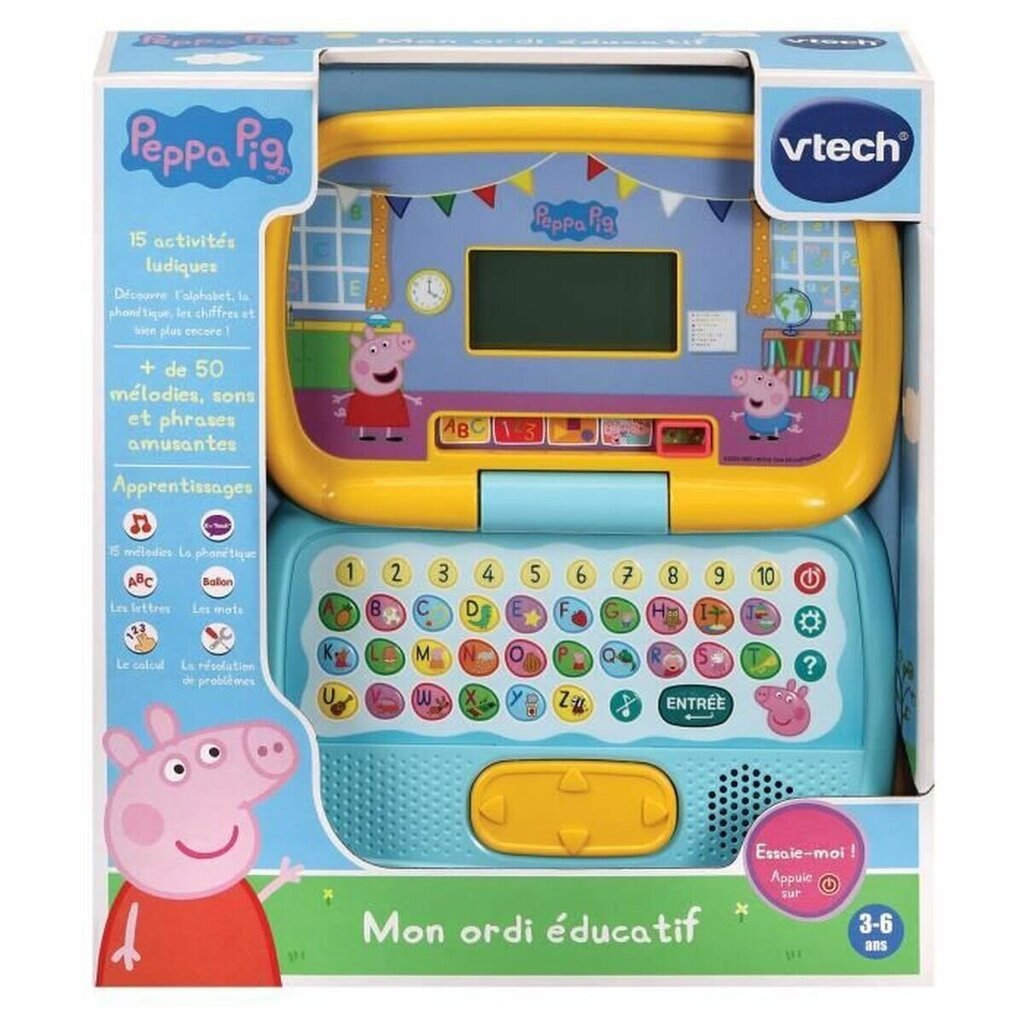 Vaikiškas nešiojamasis kompiuteris Vtech Peppa Pig цена и информация | Žaislai berniukams | pigu.lt