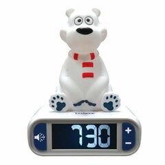 Žadintuvas su garsu vaikams Lexibook Polar Bear 3D kaina ir informacija | Lavinamieji žaislai | pigu.lt