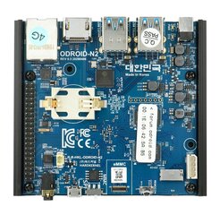 Odroid N2+ - Amlogic S922X Cortex A73+A53 Hexa-Core 2.4GHz+2GHz + 4GB RAM kaina ir informacija | Atviro kodo elektronika | pigu.lt