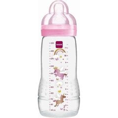 Kūdikio buteliukas MAM Easy Active, 6 mėn+, 330 ml kaina ir informacija | Buteliukai kūdikiams ir jų priedai | pigu.lt
