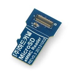 Odroid EMMC Card Reader kaina ir informacija | Atviro kodo elektronika | pigu.lt