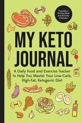 My Keto Journal: A Daily Food and Exercise Tracker to Help You Master Your Low-Carb, High-Fat, Ketogenic Diet (Includes a 90-Day Meal and Activity Calendar) (Guided Food Journal) kaina ir informacija | Saviugdos knygos | pigu.lt