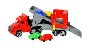 Transportavimo sunkvežimis Plasto, 47 cm, raudonas kaina ir informacija | Žaislai berniukams | pigu.lt