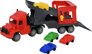 Transportavimo sunkvežimis Plasto, 47 cm, raudonas kaina ir informacija | Žaislai berniukams | pigu.lt
