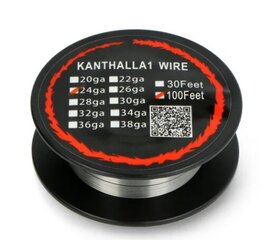 Kaitinimo viela Kanthal A1 0.51 mm kaina ir informacija | Mechaniniai įrankiai | pigu.lt