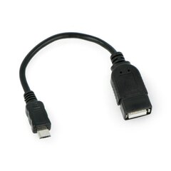 Oem, microUSB - USB A, 0,12 м цена и информация | Кабели и провода | pigu.lt