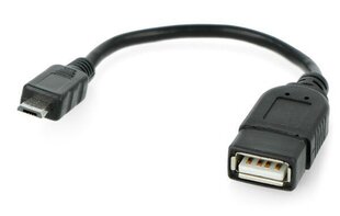 Oem, microUSB - USB A, 0.12 m kaina ir informacija | Kabeliai ir laidai | pigu.lt